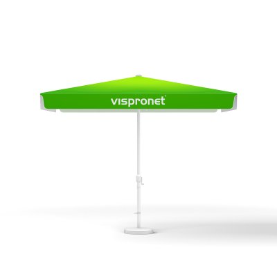 Sonnenschirm mit Kurbel, quadratisch