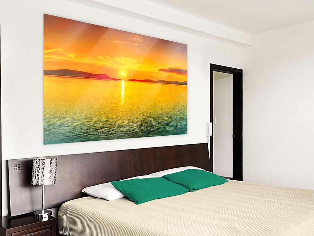 Acrylglas Foto Motiv Sonnenuntergang