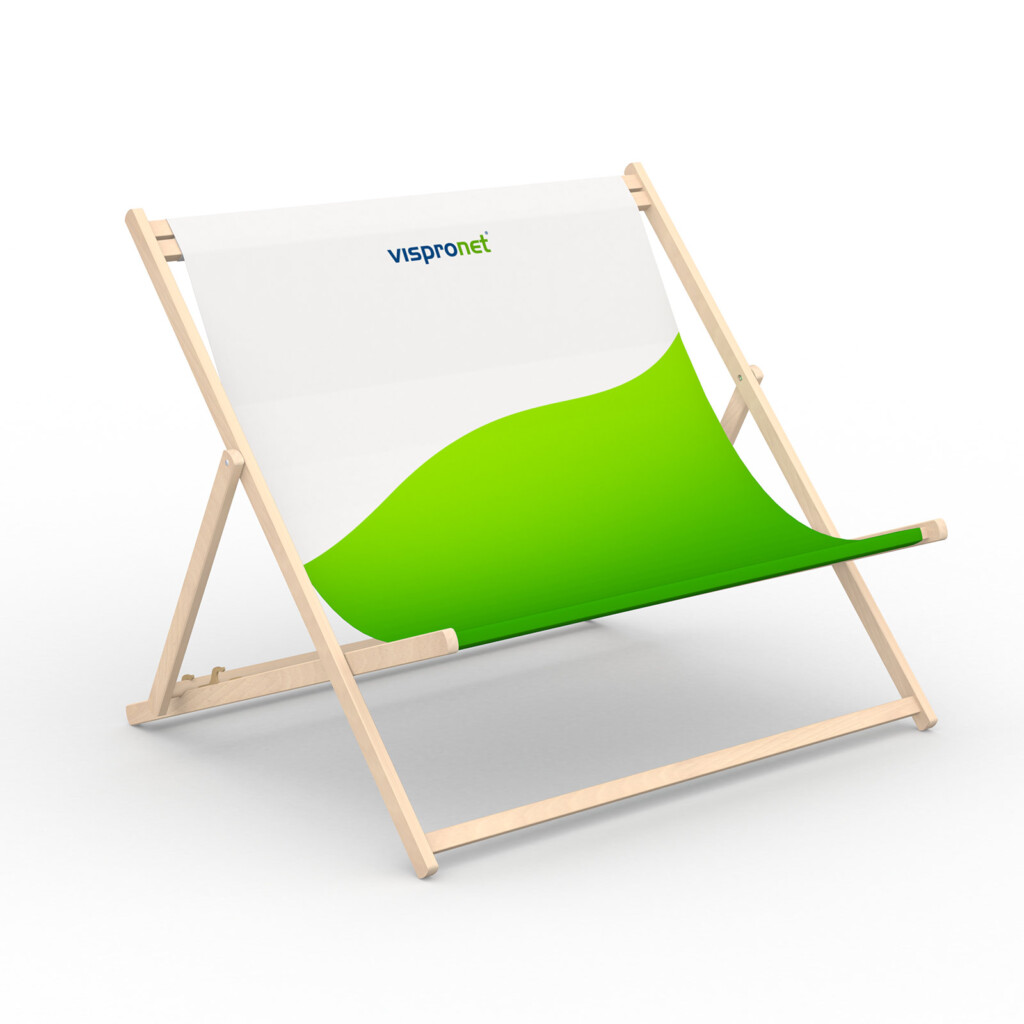 bedruckter Doppelliegestuhl