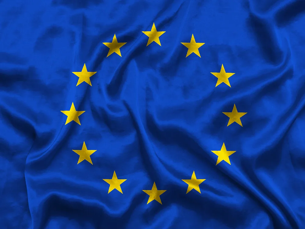 Flagge  Fahne Europäische Union EU mit 27 Sternen günstig kaufen 