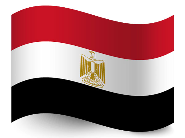 Flagge Ägypten