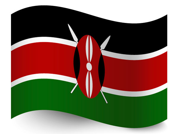 Fahne / Flagge Kenia