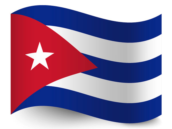 Fahne von Kuba