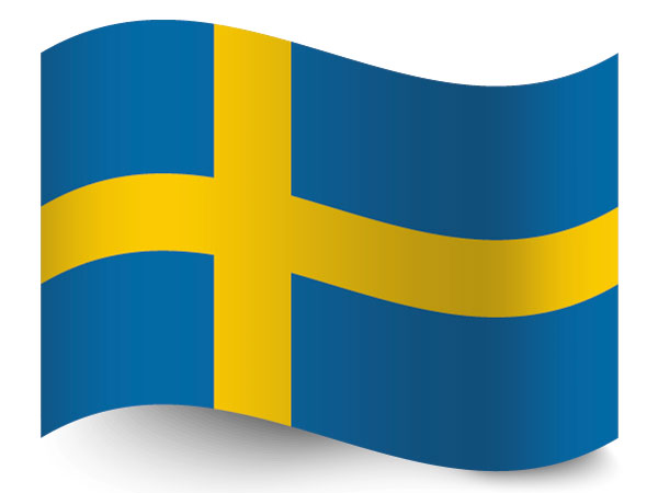 Fahne von Schweden