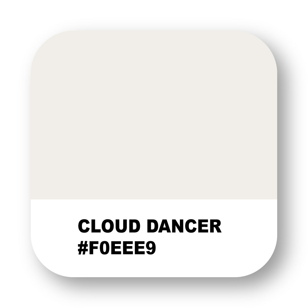 Cloud Dancer - Pantone Color of the Year 2026