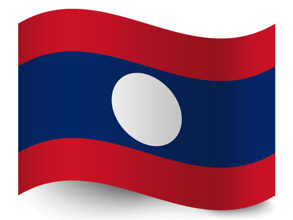 Flagge von Laos