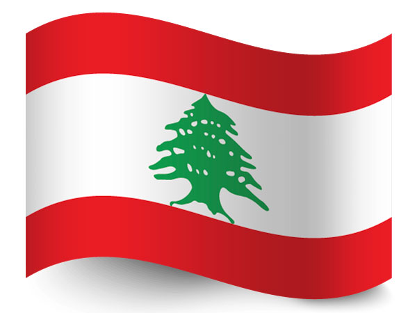 Flagge Libanon