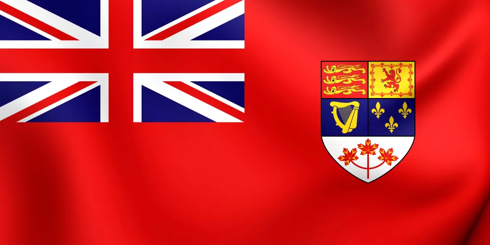 Kanadische Red Ensign Flagge
