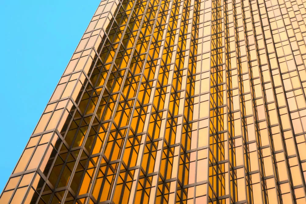 Goldene Verglassung der Royal Bank Plaza, Toronto