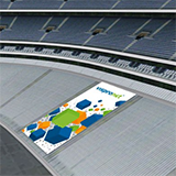 Fan Banner im Hochformat bestellen