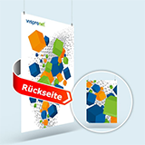 Weichschaumplatte beidseitig bedrucken (Hochformat)