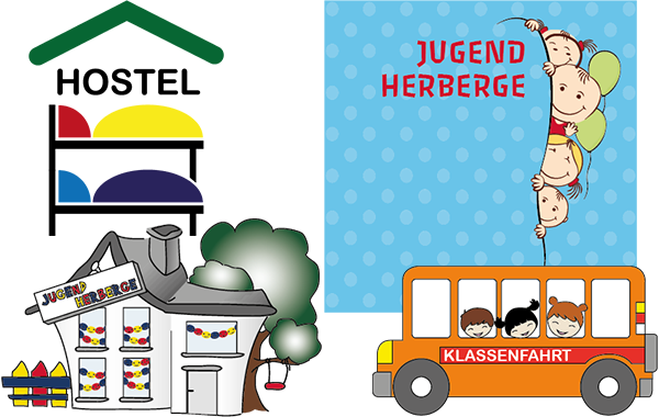 Jugendherberge Cliparts