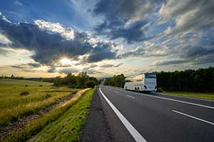 Werbemittel für Busreisen