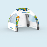 Eventzelt Air mit Wänden, mit Druck Eventzelt Air mit Wänden, mit Druck