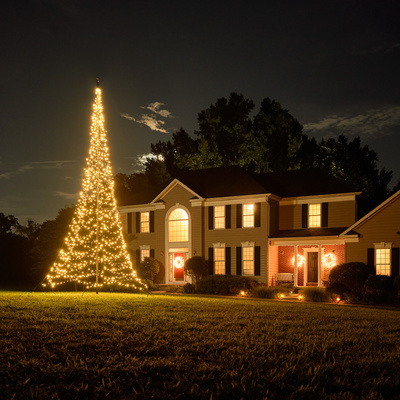 Weihnachtsbaum für Fahnenmast 7 m, Fairybell® 