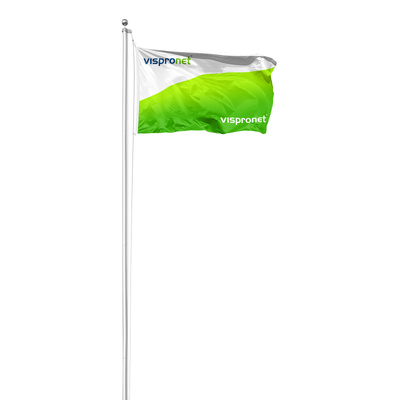 Hissfahne mit Fahnenmast Economy