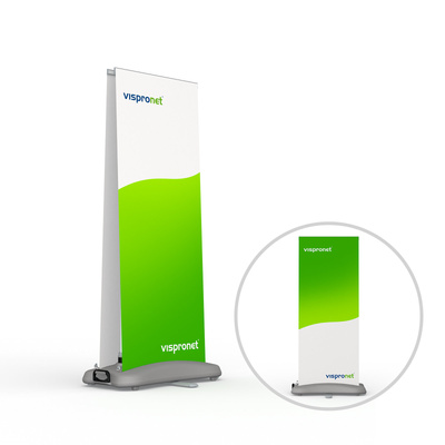 Roll Up Select Outdoor, doppelseitig, wasserbefüllbarer Fuß 26l