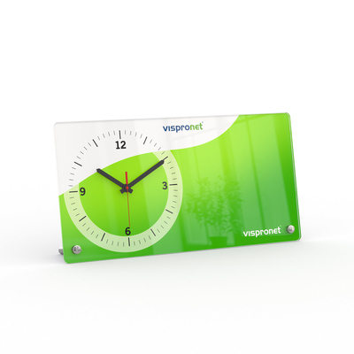 Tischuhren, rechteckig, Zifferblatt links