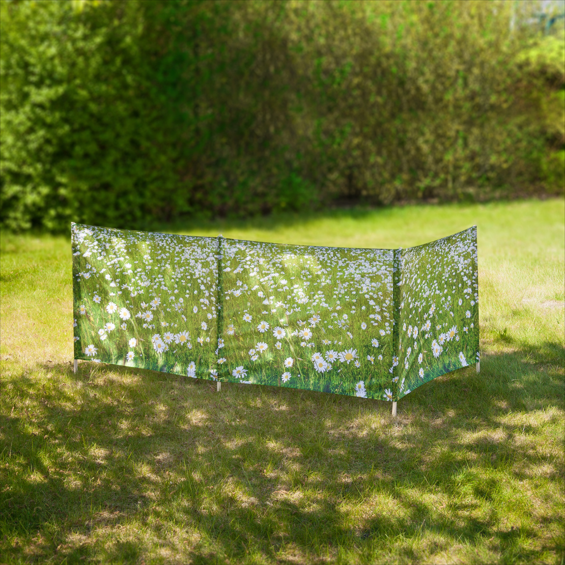 Mobiler Wind- und Sichtschutz, Breite 300 cm