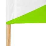 Mobiler Wind- und Sichtschutz, Hohlsaum mit Holzstab zur Bodenbefestigung