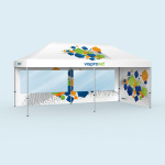 Wände:1x mit 2 Panoramafenstern, 1x Vollwand (Motive innen)