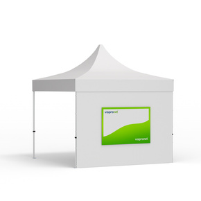 Wechselbanner im Querformat, für Wände, mit Druck