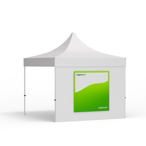 Wechselbanner, quadratisch, für Wände, mit Druck