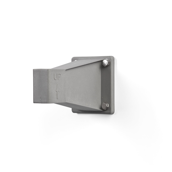 Wandhalter für Seitenmarkise, silbergrau