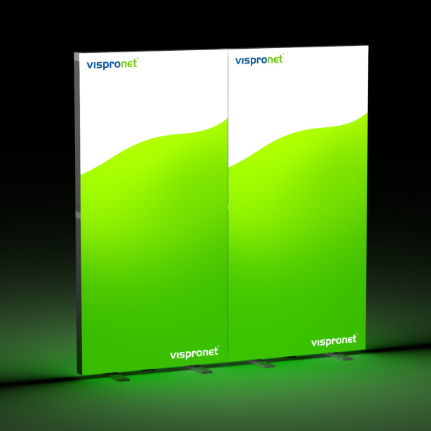 Messewand Lightbox fold 200 x 200 cm