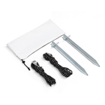Einsatz im Außenbereich: mit Abspann-Sets - optional als Zubehör erhältlich