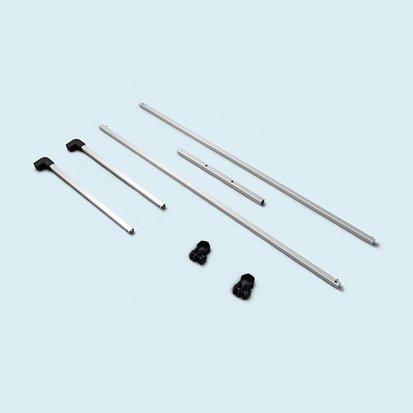 Stangenset für Vordach, Breite 3 m