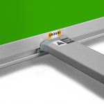 Aufsteller Easy Display - Detail Einhängung Ausstellfuss