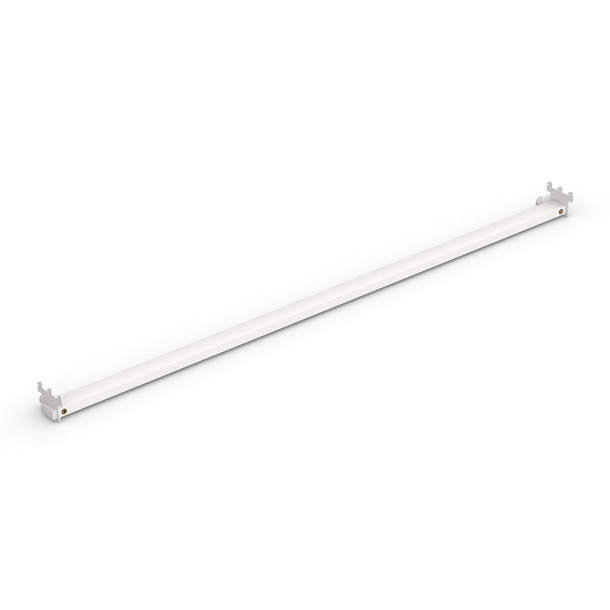 Lieferumfang: Stange für Prospekthalter & Haken 85 cm / Schlitzprofil
