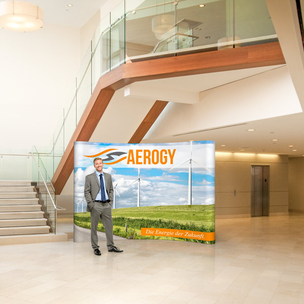 Pop Up Faltdisplay Magnet, XXL-Blickfang in Eingangsbereichen