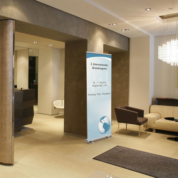 Roll Up Basic Breite 80 cm, mit Informationen zu Tagungen/Kongressen