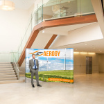 Pop Up Faltdisplay Magnet, XXL-Blickfang in Eingangsbereichen