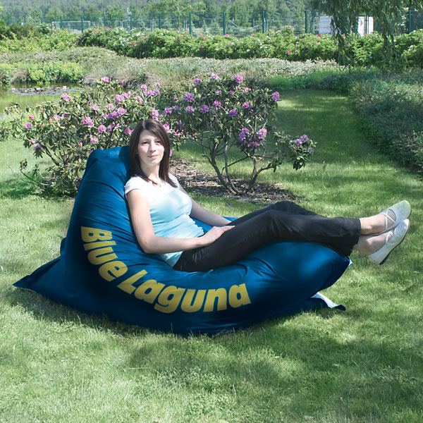 Sitzsack eckig, beidseitig bedruckt, Größe 140 x 180 cm