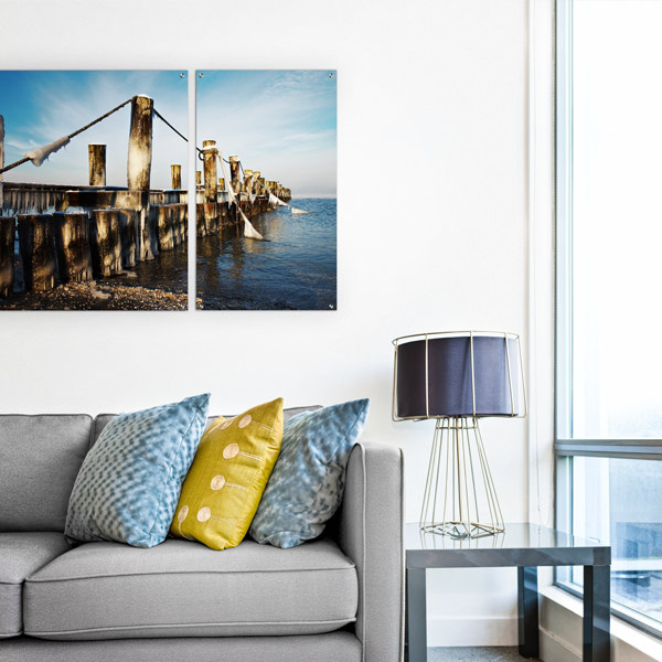 dreiteiliges Poster aus Aluminiumverbundplatten