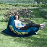 Sitzsack eckig, beidseitig bedruckt, Größe 140 x 180 cm