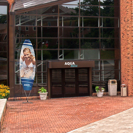 Bowflag® Premium Surfer - für starke Aktionswerbung am PoS