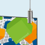 Deckenhalter Edelstahl ø 13 mm