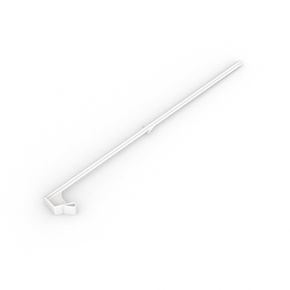 Fahnenhalter für Autofahnen, Länge 43 cm, 5er-Set