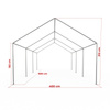 Zeltgestell Partyzelt Basic 4 x 6 m - Maße