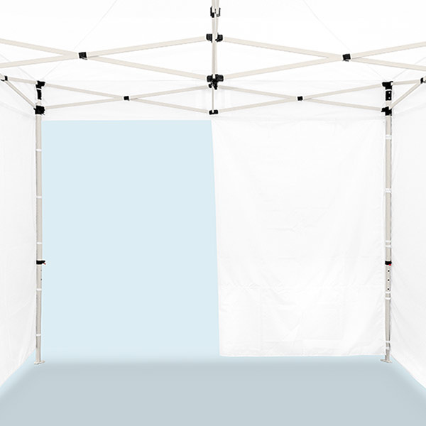 Türfunktion: Vollwand kann seitlich umgeschlagen werden