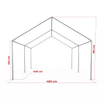 Maße Partyzelt Basic 4x4
