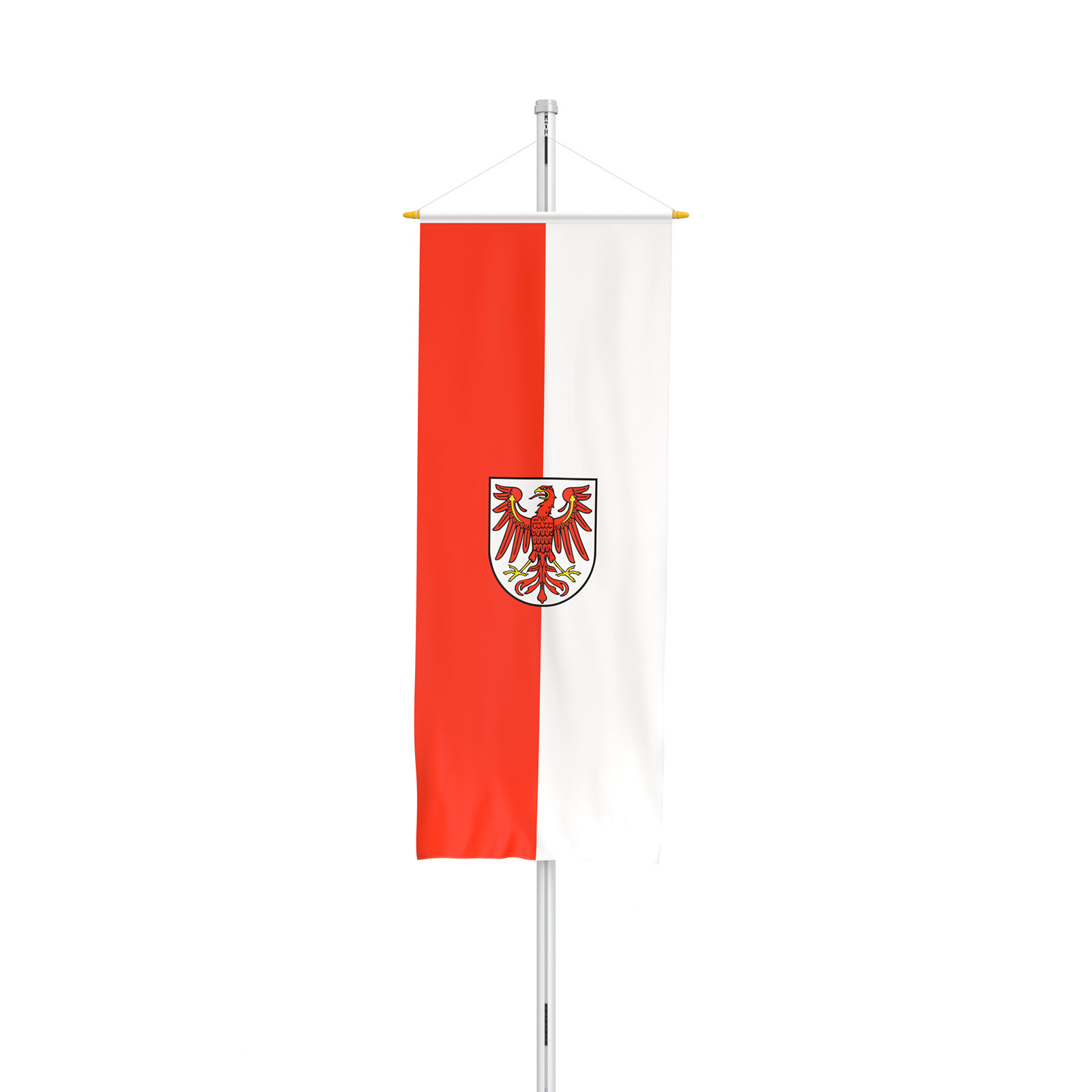 Bundesländerfahne: Bannerfahne Brandenburg