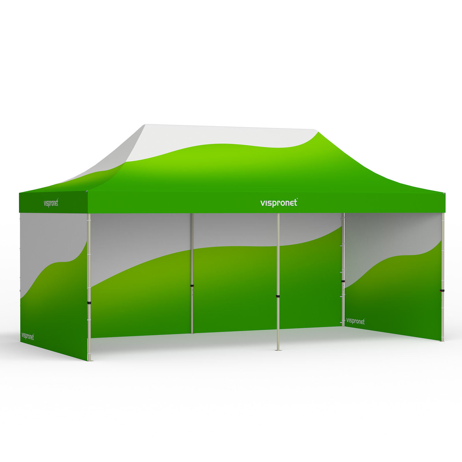 Faltzelt 3 x 6 m, mit Druck 