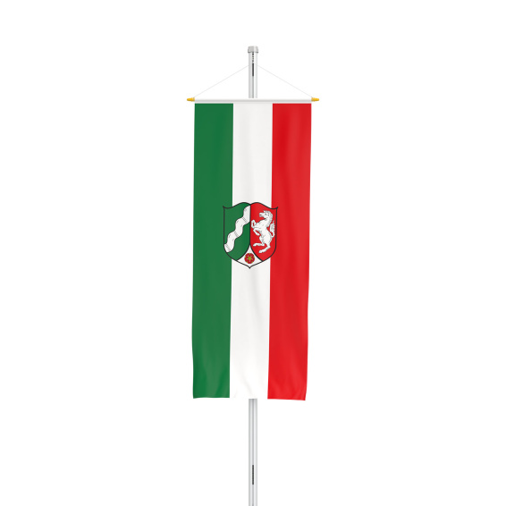 Bundesländerfahne: Bannerfahne Nordrhein-Westfalen