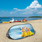 Pop Out Banner als mobiles, saisonales Werbemittel