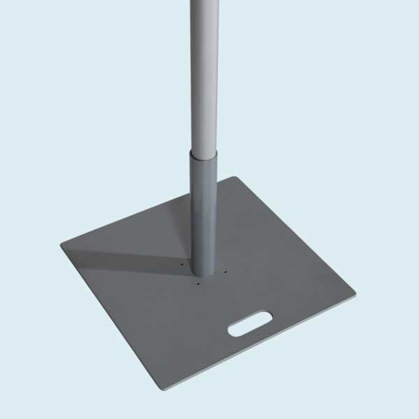 Bodenplatte mit Rotator 55 x 55 cm/19,7 kg